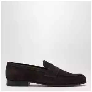 Church's Brown Heswall suede leather loafers