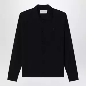 Ami Paris Black wool cardigan