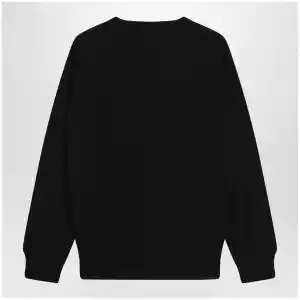 Black Ami de Coeur wool sweater by Ami Paris