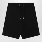 Ami Paris Ami De Coeur black bermuda shorts