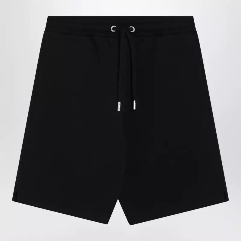 Ami Paris Ami De Coeur black bermuda shorts