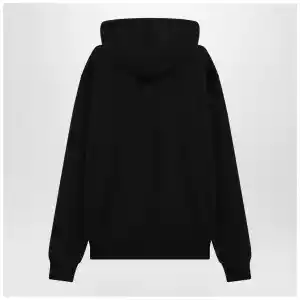Ami Paris Black Ami De Coeur hooded sweatshirt