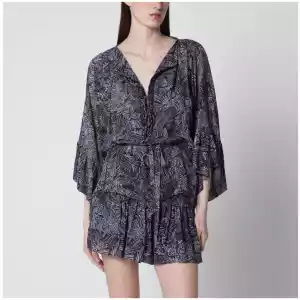 ISABEL MARANT Faded Night silk blouse