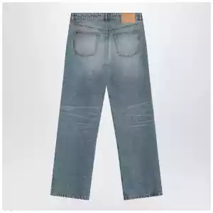 Ami Paris Blue washed-effect jeans