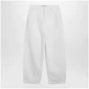 Ami Paris Cream white denim trousers