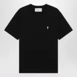 Ami Paris Ami De Coeur black T-shirt