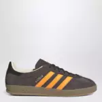 adidas Originals Sneaker Gazelle Indoor Brown / Lucid Tangerine / Wonder White