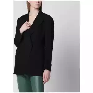 Tagliatore Double-breasted blazer in black cady