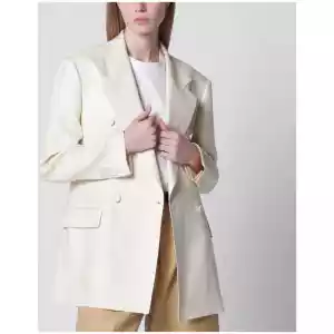 Tagliatore Single-breasted blazer in butter-colored linen
