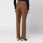 Jil Sander Brown wool trousers