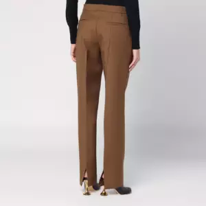 Jil Sander Brown wool trousers