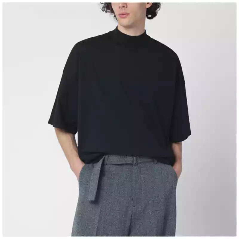 Jil Sander Black oversized cotton T-shirt