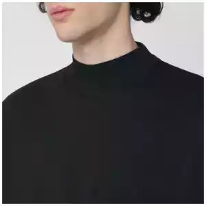 Jil Sander Black oversized cotton T-shirt