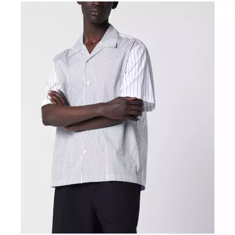 Jil Sander Shirt in lightweight striped cotton