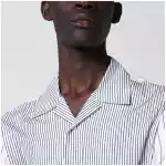 Jil Sander Shirt in lightweight striped cotton