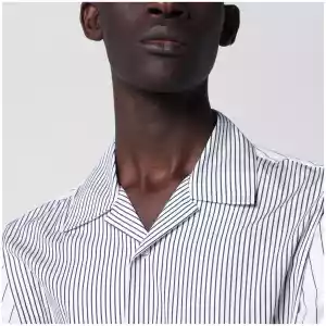 Jil Sander Shirt in lightweight striped cotton