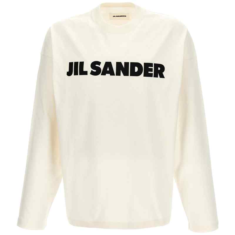 J22GC0136J45148102_01_M_2023-11-22T14-09-00.761Z-1 Jil Sander Logo Print T-shirt