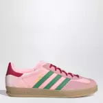 adidas Originals Gazelle Indoor Court Green/Glow Pink/Gum velvet Sneaker