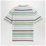 adidas by Wales Bonner White striped polo shirt in cotton blend