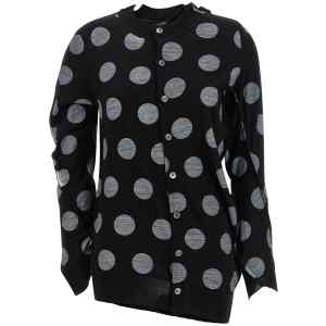 Junya Watanabe Polka Dot Maxi Cardigan