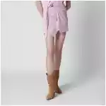 ISABEL MARANT Berenice pink jersey mini skirt