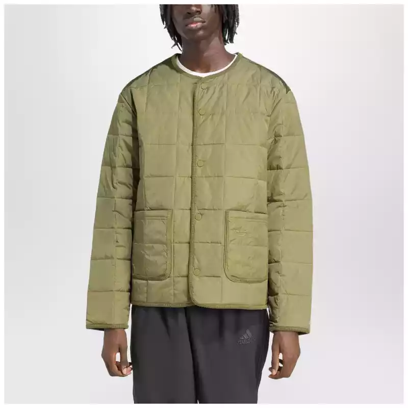 adidas Originals Green quilted jacket