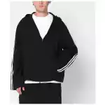 adidas Y-3 3-Stripes black zip/cardigan