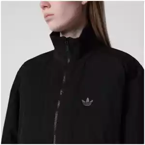 adidas Originals Oversize Nylon oversized bomber jacket in black nylon