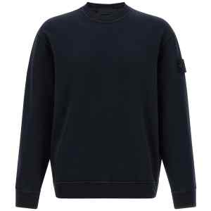 Stone Island Logo Badge Sweatshirt