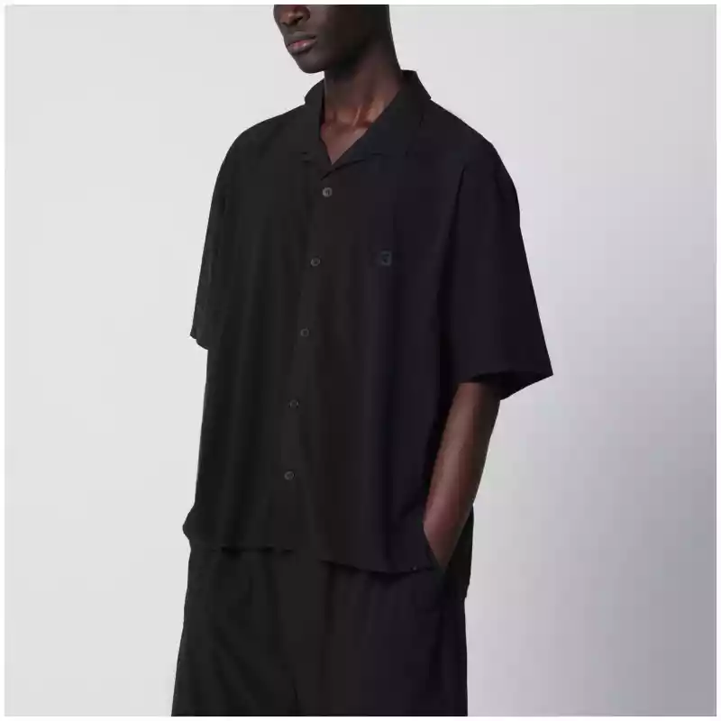 adidas Y-3 Ultralight Woven loose-fit shirt in black