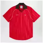 adidas by Wales Bonner Scarlet red jacquard football T-shirt