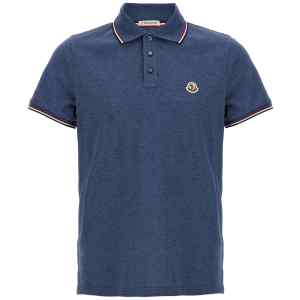 Moncler Tricolor Detail Polo Shirt
