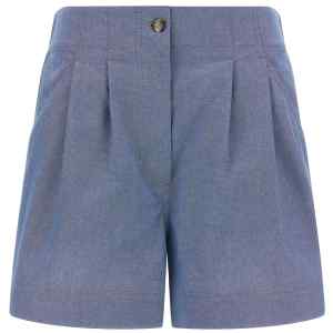 Moncler Grenoble Chambray Cotton Shorts