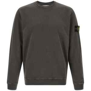 Stone Island Brushed Cotton Sweatshirt