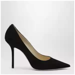 Jimmy Choo Love 100 pumps in black suede