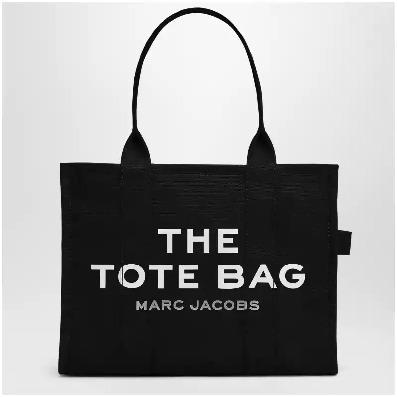 Marc Jacobs Black canvas large Tote Bag