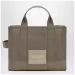 Marc Jacobs The Medium Tote Bag in slate green canvas