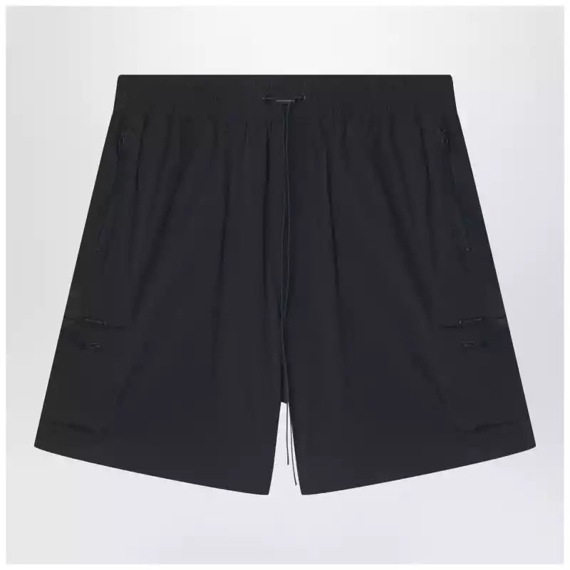 Represent Black nylon-blend shorts