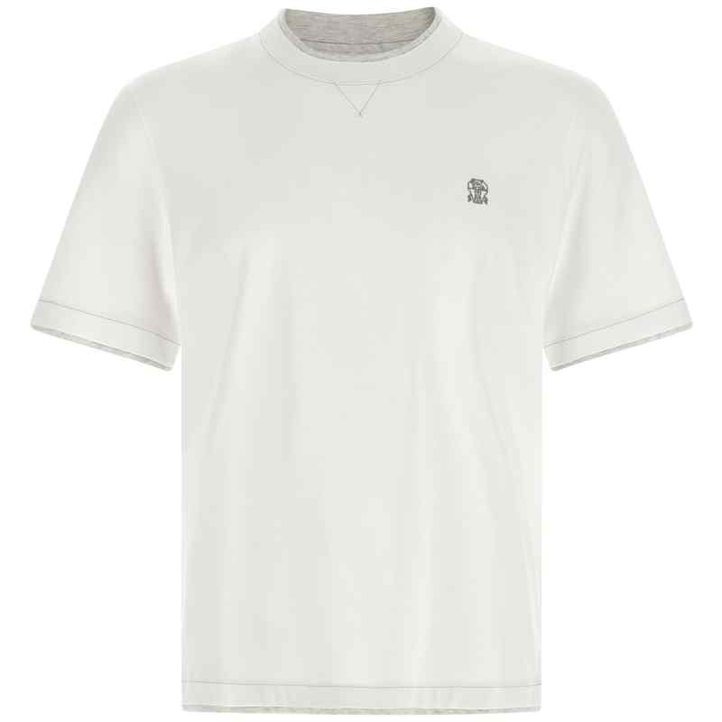Brunello Cucinelli Double Layer T-shirt