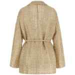 Brunello Cucinelli Dazzling Net Embroidery Organza Blazer