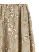 Brunello Cucinelli Dazzling Seabed Embroidery Skirt