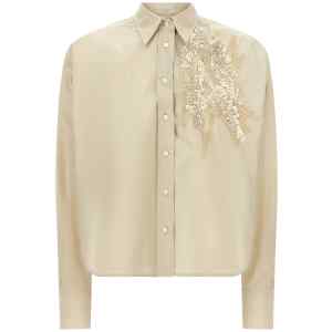 Brunello Cucinelli Dazzling Seabed Embroidery Shirt