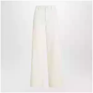 Brunello Cucinelli Relaxed-fit dyed denim trousers with monile detail