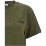 Brunello Cucinelli Shiny Tab T-shirt