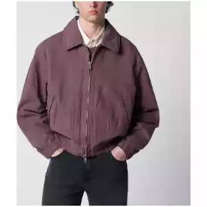 Our Legacy Command jacket in pink cotton and linen blend