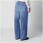 Our Legacy Jeans Third Cut in Digital Blue Aurora Print