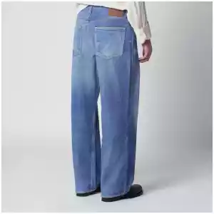 Our Legacy Jeans Third Cut in Digital Blue Aurora Print
