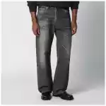 Our Legacy Black jeans with Aurora print