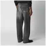 Our Legacy Black jeans with Aurora print