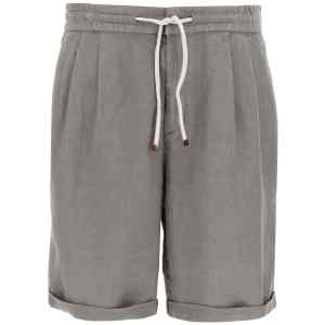 Brunello Cucinelli Linen Bermuda Shorts